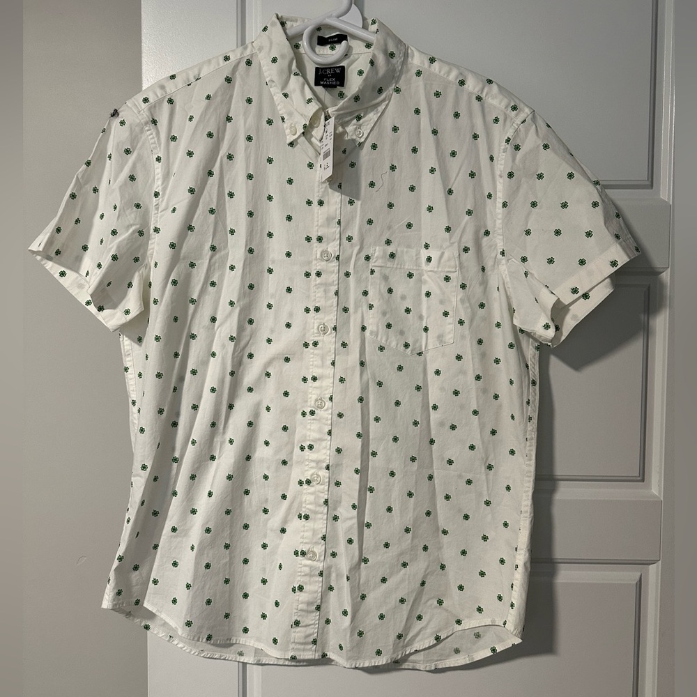 NWT J. Crew Men’s Flex Washed Button Up